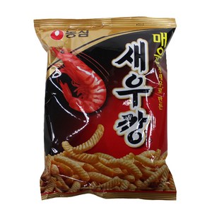 농심 매운새우깡, 90g, 1개