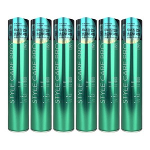 미쟝센 스타일케어 프로 스트롱홀드 헤어스프레이, 300ml, 6개