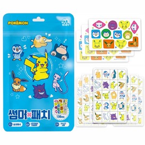 태양생활건강 포켓몬스터 모기퇴치 썸머패치 136p, 혼합색상, 2개