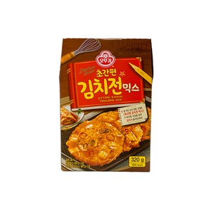 오뚜기 초간편 김치전 믹스, 320g, 1개