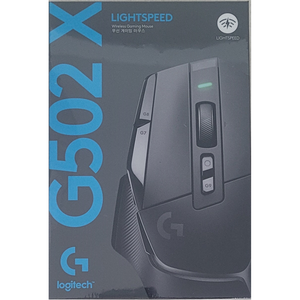 로지텍 G502 X LIGHTSPEED 무선 게이밍 마우스 910-006184, 블랙