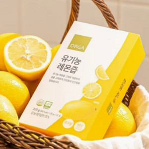 올가홀푸드 유기농 레몬즙, 20g, 20개