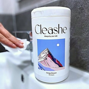 클리시 살균 소독 세정 롤 티슈 다용도 주방 찌든때 CLEASHE, 4개