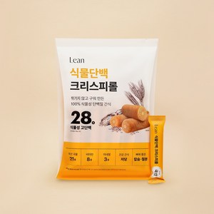 [린다이어트] Lean 식물단백크리스피롤 [원산지:상세설명에 표시], 1개, 150g