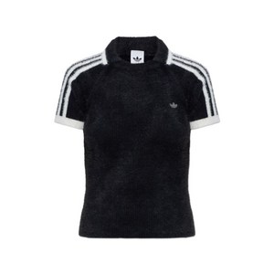 아디다스 칼리 스트라이프 폴로 탑, 블랙계열+화이트계열, Standard M(KR 66)