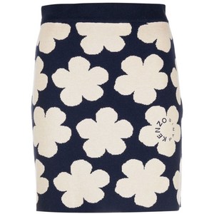 겐조 플로럴 인타르시아 니트 스커트