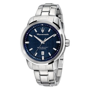 마세라티 남성 석세소 스틸 밴드 시계 44mm R8853121004