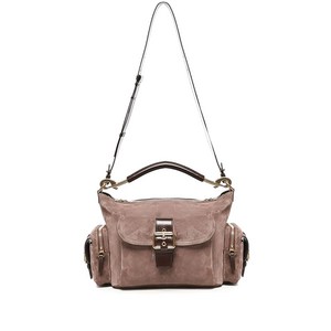 끌로에 스웨이드 버클 크로스 백