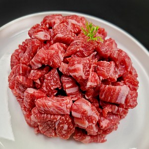 [더자인] 1++ 한우 국거리, 4개, 300g