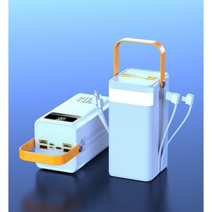 ZOZOFO 대용량 보조배터리 60000mAh 고속충전 PD PPS QC3.0 120W 2개 충전선 내장 캠핑용 차박 여행용 멀티단자 보조배터리