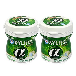 롯데자일리톨 알파 오리지날, 86g, 2개