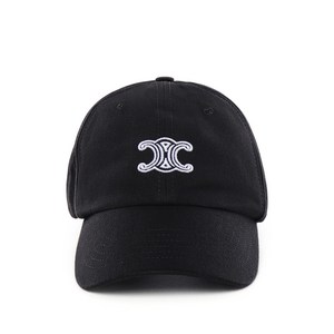 셀린느 비비안 자수 트윌 모자, S(KR 580), 블랙계열
