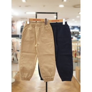 코코리따 엔씨충장점 밴딩 면 조거팬츠 CETC241E1 78 NAVY 91 CREAM