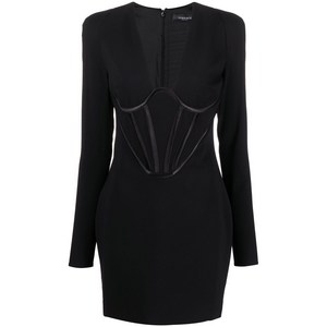 베르사체 베르사체 코르셋 스타일 미니 드레스, 블랙계열, Italy 42(KR 66)