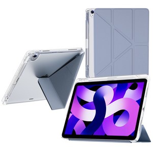 JAMJAKE 스마트 커버 Y형 아이패드 케이스 펜슬 수납 반투명 태블릿PC 보호케이스