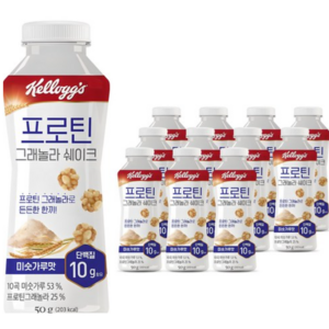 켈로그 프로틴 그래놀라 쉐이크 미숫가루맛, 50g, 24개