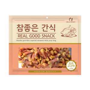 헬로도기 강아지 참좋은 건조간식, 오리고구마, 400g, 1개
