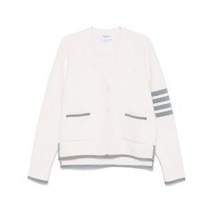 톰 브라운 4 바 스트라이프 가디건, 화이트계열, Numeric 4(KR 110)