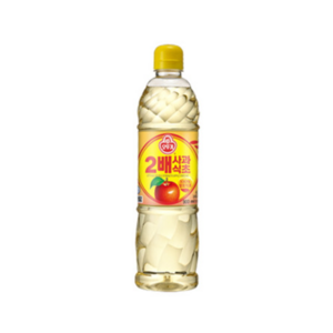 오뚜기 2배 사과식초, 900ml, 2개