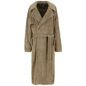 발렌시아가 towelling-finish cotton trench-coat