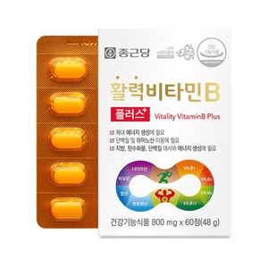 종근당 정품 활력 비타민B 플러스, 60정, 1개