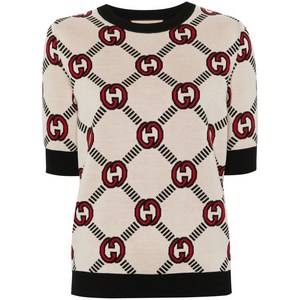 구찌 인터로킹 G 리버서블 스웨터, 베이지계열+블랙계열, Standard S(KR 55)