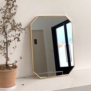 브래그디자인 부티퍼 팔각 거울 600 x 800 mm