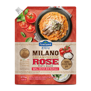 폰타나 밀라노 크림치즈 로제 파스타소스, 1.5kg, 1개