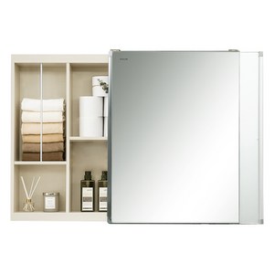 도비도스 대림 전면 거울 슬라이딩 욕실 수납장 DBF-12 방문설치