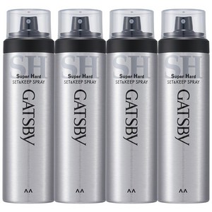 갸스비 셋앤킵 슈퍼하드 헤어스프레이, 263ml, 4개