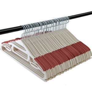 아임홈리빙 논슬립 회전형 지니 상의 옷걸이, 레드, 30개