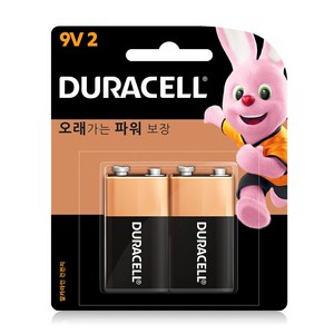듀라셀 알카라인 9V 건전지, 2개입, 1개