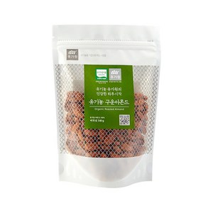 유가원 유기농 구운 아몬드, 340g, 2개