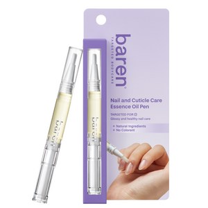 바렌 네일 & 큐티클 케어 에센스 오일 펜, 2ml, 4개