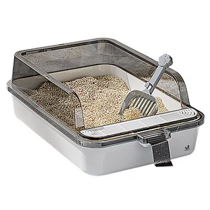 딩동펫 클린백 고양이 화장실, 화이트, L, 1개