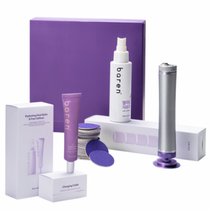 바렌 패디퍼펙트 전동 발각질제거기 세트 퍼플에디션