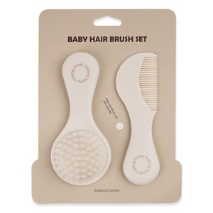 말랑하니 브러쉬 아기빗 세트, 아몬드밀크, 1개