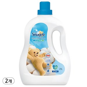 스너글 초고농축 섬유유연제 오리지널 허거블 코튼 본품, 4L, 2개