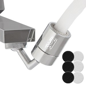 해피달링 720도 세면대 각도조절 워터탭 + 수전 교체 필터