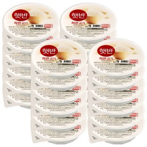 햇반 백미밥 작은공기, 130g, 24개