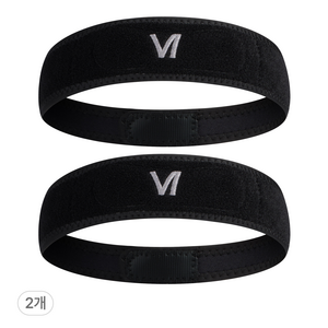 러닉스 슬개골 무릎보호대, 블랙, one size, 2개