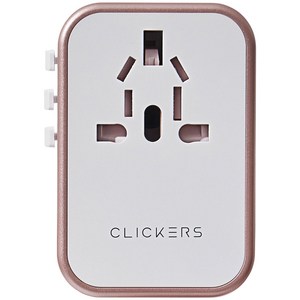 클리커스 PD 35W 전세계 여행용 멀티어댑터 초고속충전 해외 여행용 CK-570S