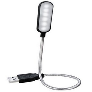 컴위즈 휘어지는 USB LED 라이트 휴대용 램프 노트북 조명 독서등 취침등 수면등