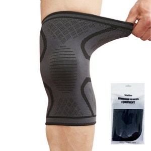 웰럽 NEW 무릎 보호대, 블랙, M, 1세트