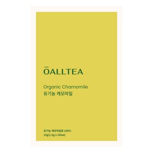 뉴올티 유기농 허브티 캐모마일, 1.5g, 10개입, 1개