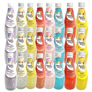 쿠스 바질씨드 드링크 8종