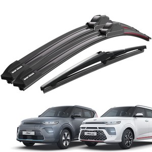 쉽딱 트리플 전면 후방 와이퍼 3P 세트, 쏘울부스터/EV(1..., T2-600+500...