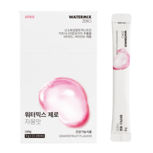SPRX 슈퍼엑스 워터믹스 제로 자몽맛 제로슈가 가르시니아 다이어트음료 디톡스 혈당케어 ZeroSugar 다이어트 디톡스음료, 189g, 1개