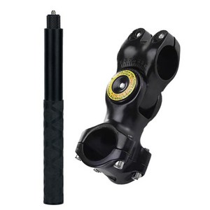 인스타360 호환 모터바이크 키트 클램프 셀피스틱 세트 자전거 고프로 액션캠