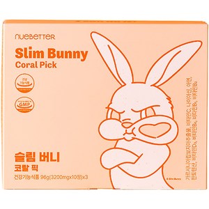 뉴베러 슬림 버니 가르시니아 다이어트 보조제 체지방 감소, 30정, 1박스